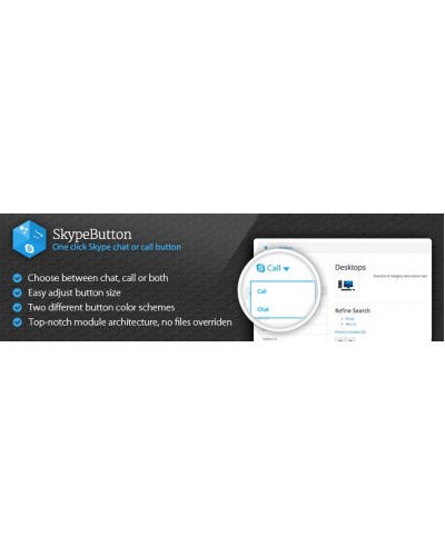 SkypeButton - Skype Chat/Call Button